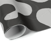 灰色カモフラージュ模様 ラッピングペーパー (ロールコーナー)