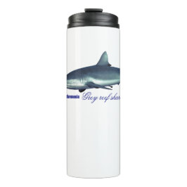 灰色クールのサメ タンブラー