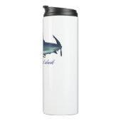灰色クールのサメ タンブラー (回転右)