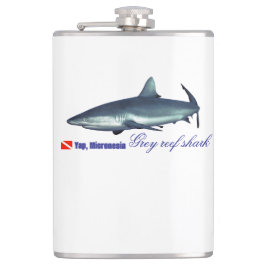 灰色クールのサメ フラスク