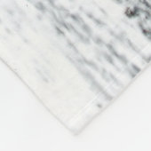 灰色グマが付いているフリースブランケット フリースブランケット (角)