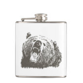 灰色グマのとどろき フラスク (正面)