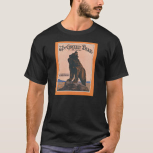 灰色グマのぼろきれ Tシャツ