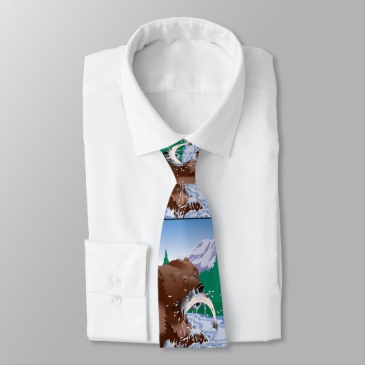 灰色グマのタイ ネクタイ (タイ)