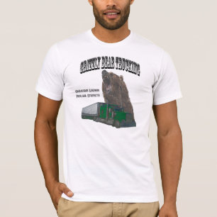 灰色グマのトラック運送 Tシャツ