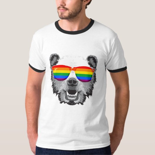 灰色グマのプライド Tシャツ (正面)