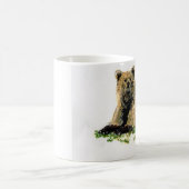 灰色グマのマグ コーヒーマグカップ (中央)