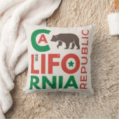 灰色グマのロゴのカリフォルニア クッション (ブランケット)