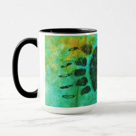 灰色グマの足- 15のoz。 コンボのマグ マグカップ