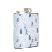 灰色グマを特色にするパターン フラスク (右)