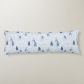 灰色グマを特色にするパターン ボディピロー (裏面)