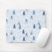 灰色グマを特色にするパターン マウスパッド (マウス)