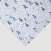 灰色グマを特色にするパターン 薄葉紙 (詳細)