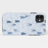 灰色グマを特色にするパターン Case-Mate iPhoneケース (裏面(横))