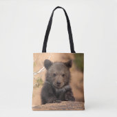 灰色グマカブス トートバッグ (正面)