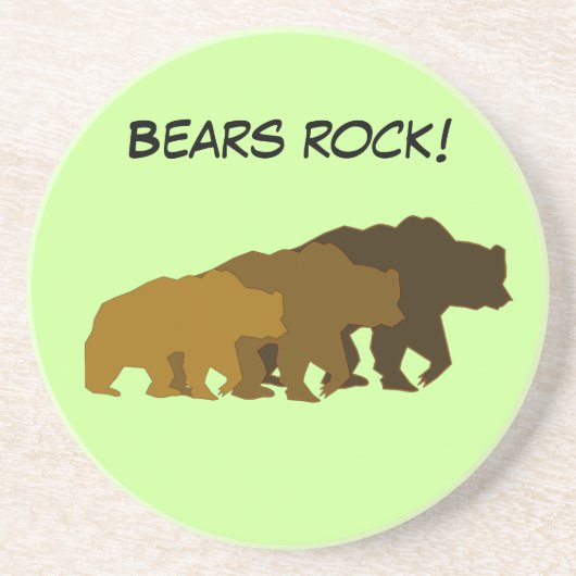 灰色グマ家族のコースター コースター (正面)