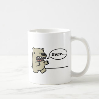 灰色グマ コーヒーマグカップ