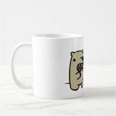 灰色グマ コーヒーマグカップ (左)