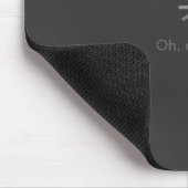 灰色コンピュータローディングの記号のmousepad マウスパッド (コーナー)