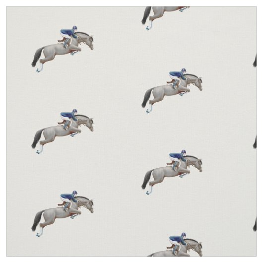 灰色ショーのジャンパーの馬の騎手の生地 ファブリック (見本)