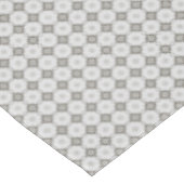 灰色タイル状ダイヤモンド正方形パターン テーブルクロス (アングル)