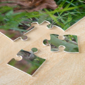 灰色パーソナライズされたリス ジグソーパズル (側面)