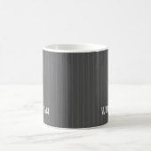 灰色パーソナライズされた梅毒 コーヒーマグカップ (中央)