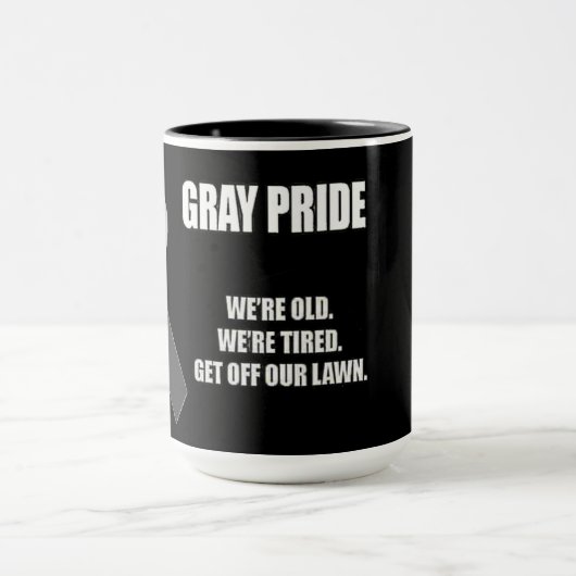 灰色プライド マグカップ (中央)