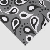 灰色ペイズリーティッシュペーパー 薄葉紙 (詳細)