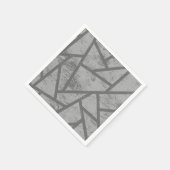 灰色モザイク模様 スタンダードカクテルナプキン (角)