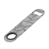 灰色モザイク模様 スピード栓抜き (正面アングル)