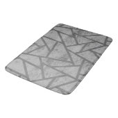 灰色モザイク模様 バスマット (アングル)