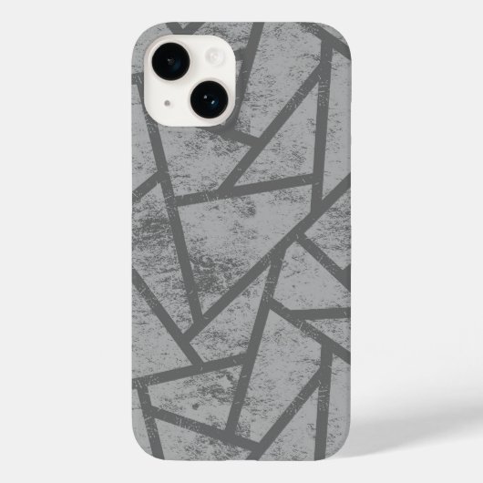 灰色モザイク模様 Case-Mate iPhoneケース (裏面)