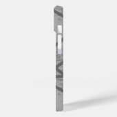 灰色モザイク模様 Case-Mate iPhoneケース (裏面 / 左)