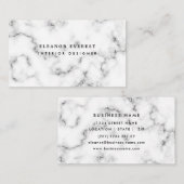 灰色モダン大理石プロフェッショナル 名刺 (正面/裏面)