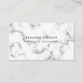灰色モダン大理石プロフェッショナル 名刺 (正面)