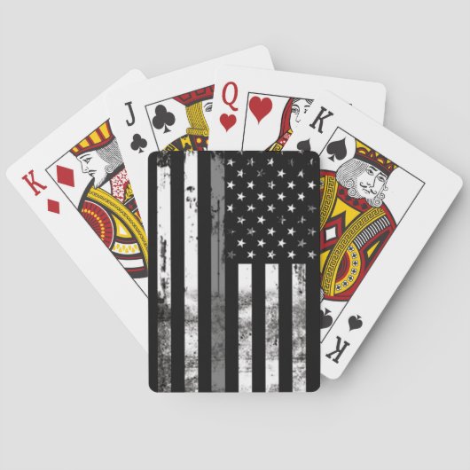 灰色ライン旗の教化の役人のトランプ トランプ (裏面)