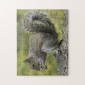 灰色リス ジグソーパズル (縦)