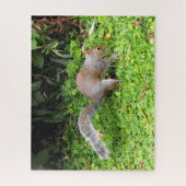 灰色リス ジグソーパズル (縦)