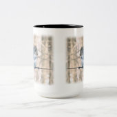 灰色リス – Sciurus carolinensis ツートーンマグカップ (中央)