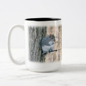 灰色リス – Sciurus carolinensis ツートーンマグカップ (左)
