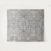 灰色レンガのセメント歩道 タペストリー (正面(横))