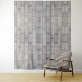 灰色レンガのセメント歩道 タペストリー (インサイチュ)