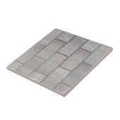 灰色レンガセメント歩道 タイル (側面)