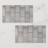 灰色レンガセメント歩道  名刺 (正面/裏面)