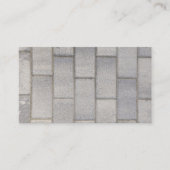 灰色レンガセメント歩道  名刺 (正面)