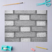 灰色レンガ壁ティッシュペーパー 薄葉紙 (クラフト)