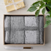 灰色レンガ壁ティッシュペーパー 薄葉紙 (ギフト)