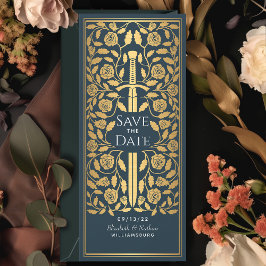 灰色中世の剣 Save the Date 招待状