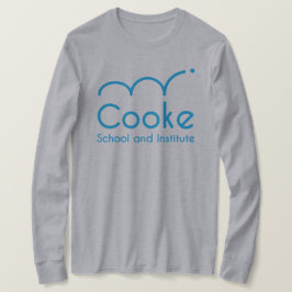 灰色女性のCookeの長袖のワイシャツ Tシャツ